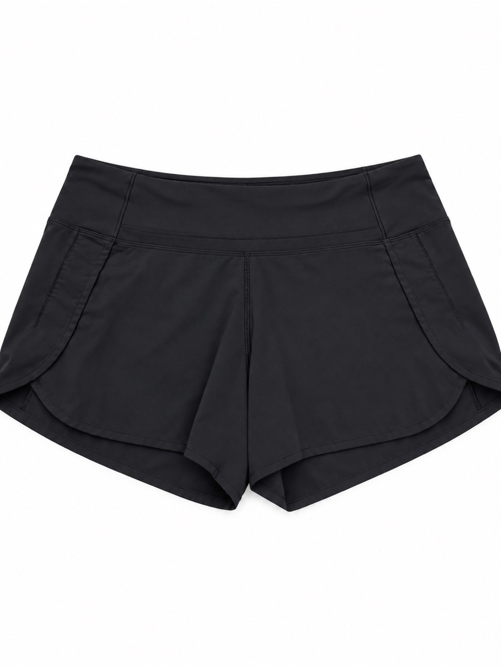 lululemon athletica Black Athletic Skort-Style Run Shorts